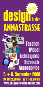 Laszlo Rozsnoki with designmetropole aachen at design in der annastrasse, Aachen, 2009