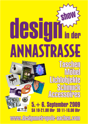 Laszlo Rozsnoki with designmetropole aachen at design in der annastrasse, Aachen, 2009 2009